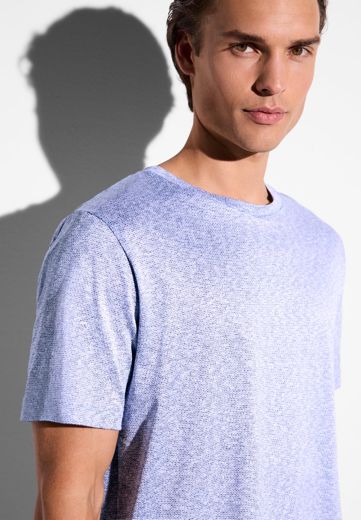 Filodiscozia | Pyjama Long Short Sleeve - geo grey blue