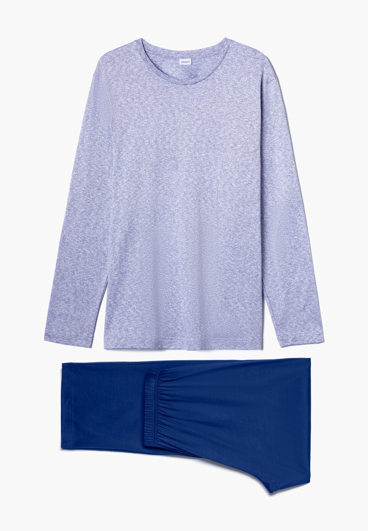 Filodiscozia | Pyjama Long - geo grey blue