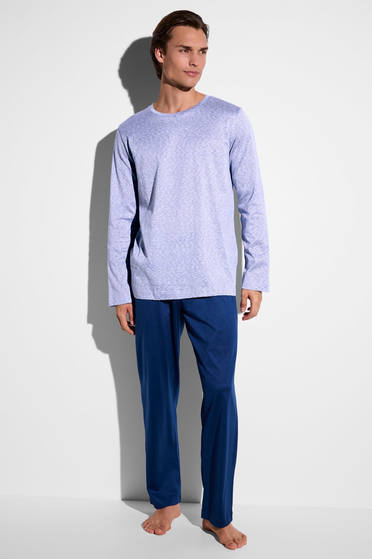 Filodiscozia | Pyjama lang - geo grey blue
