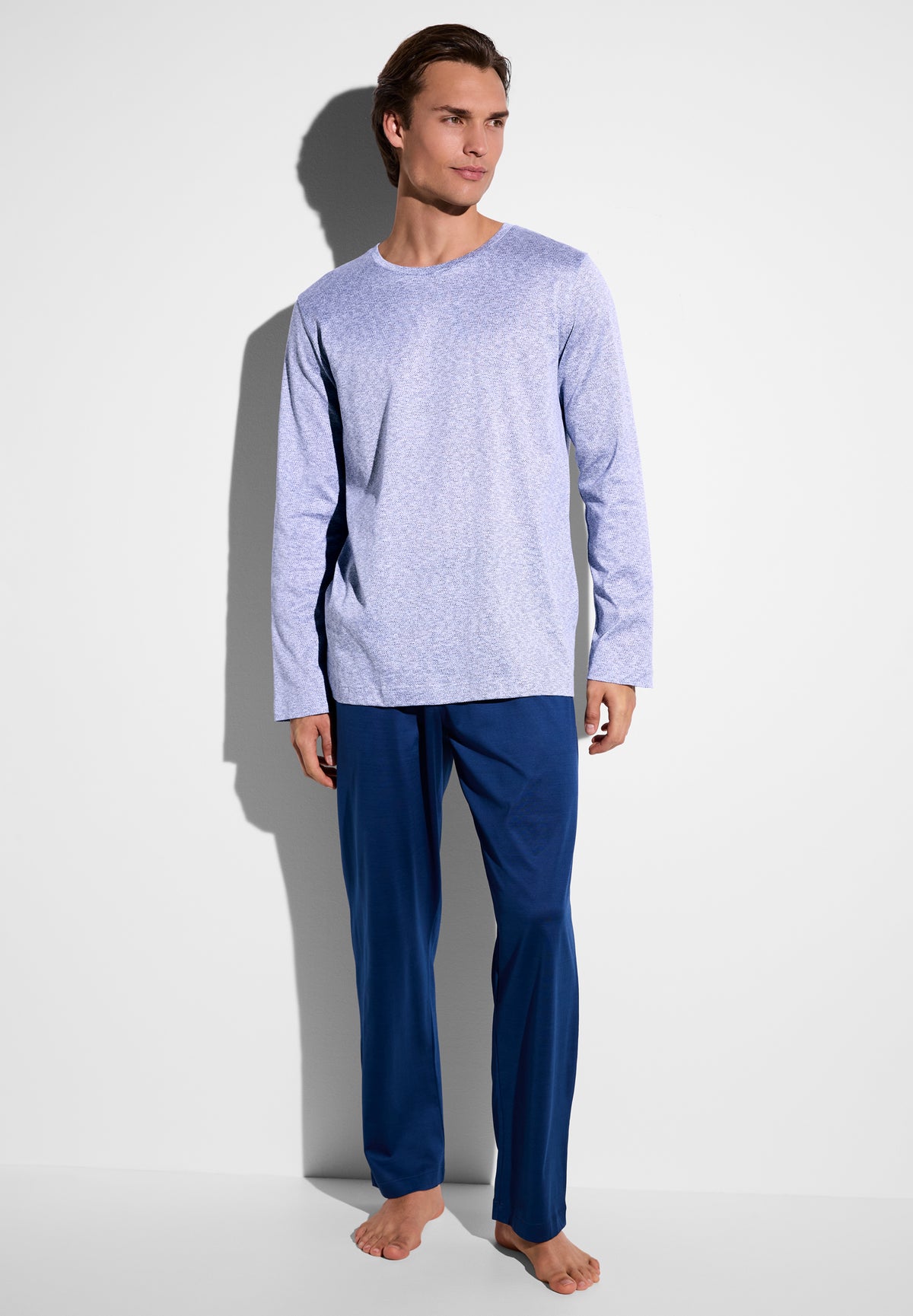 Filodiscozia | Pyjama Long - geo grey blue