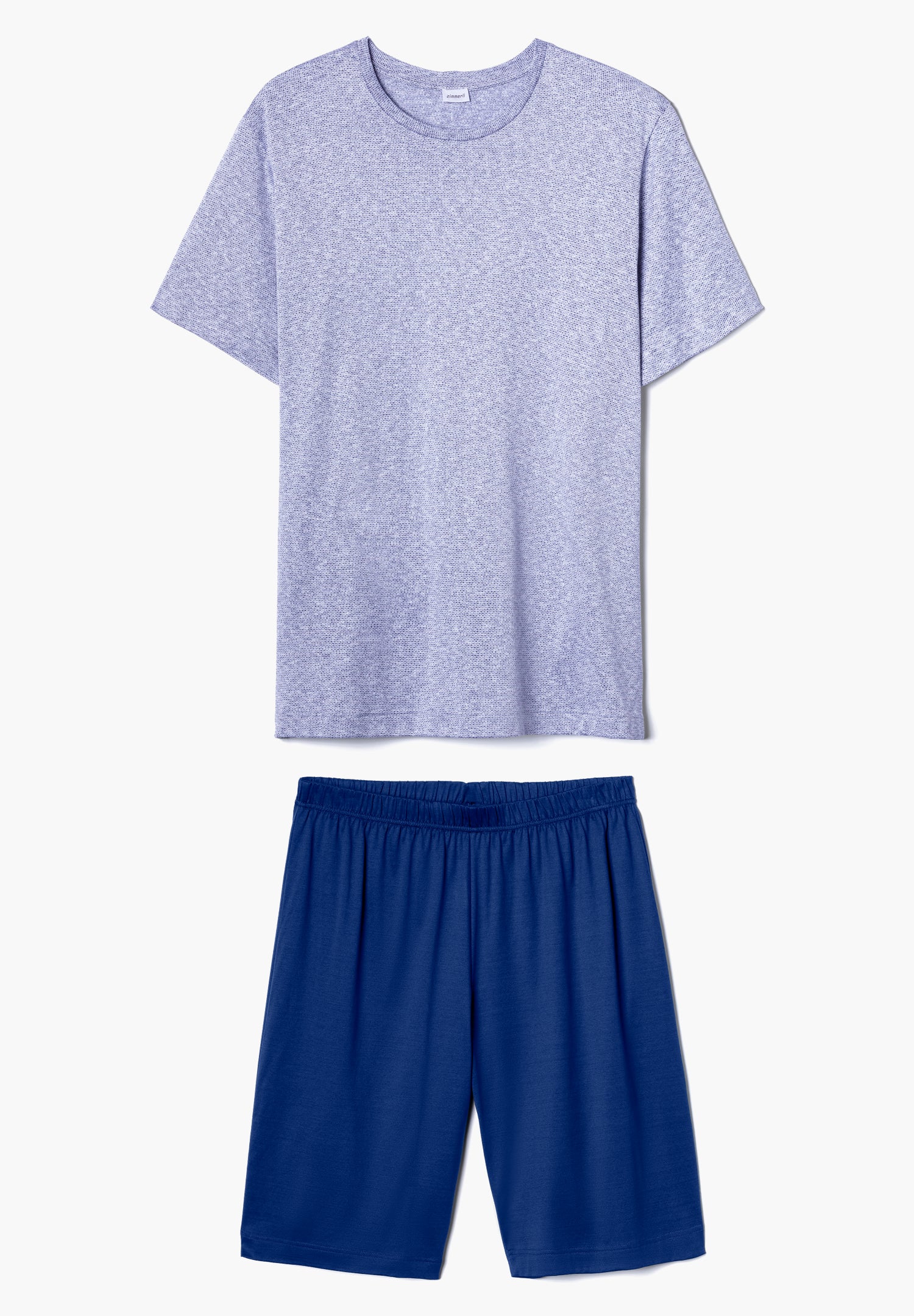 Filodiscozia | Pyjama Short - geo grey blue