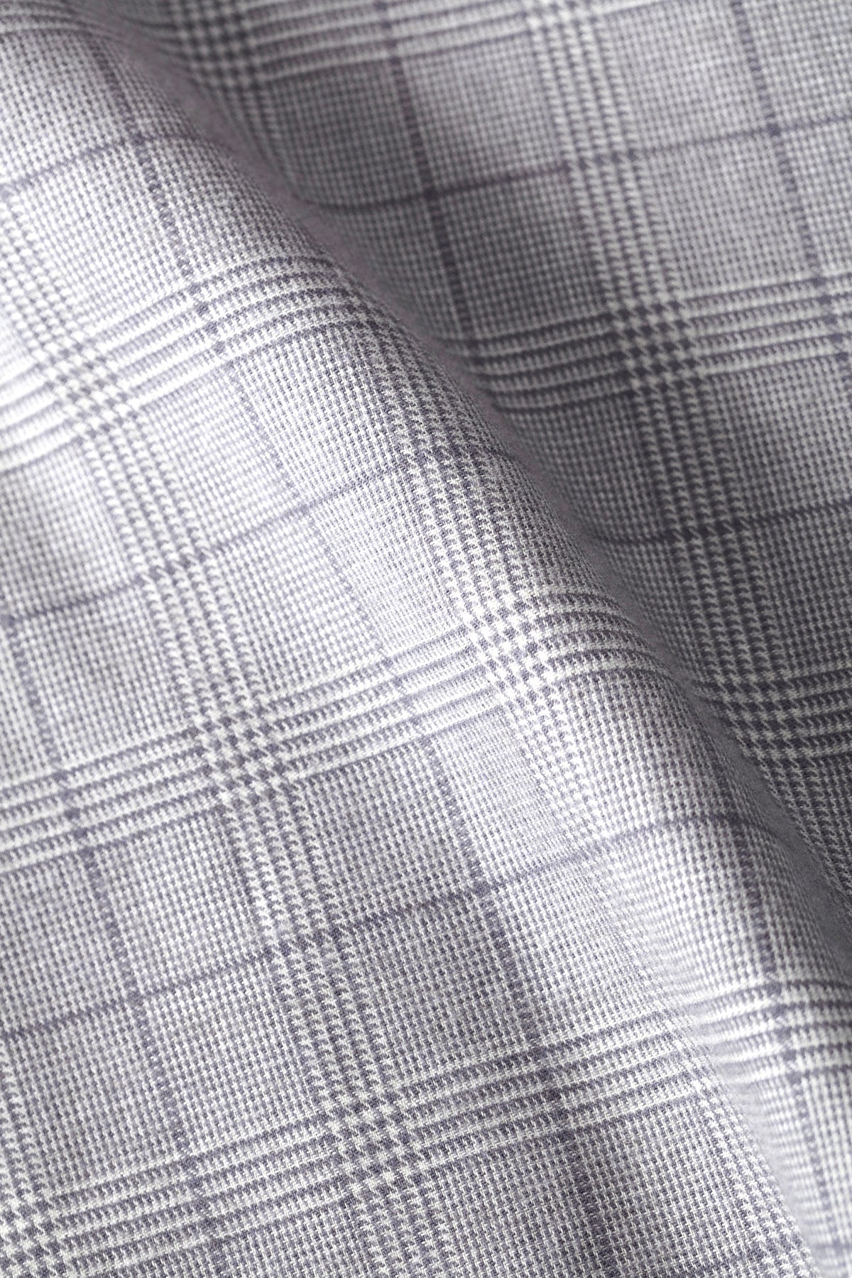 Cozy Flannel | Robe de chambre longue - dark grey check