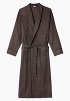 Cozy Flannel | Robe Long - olive check