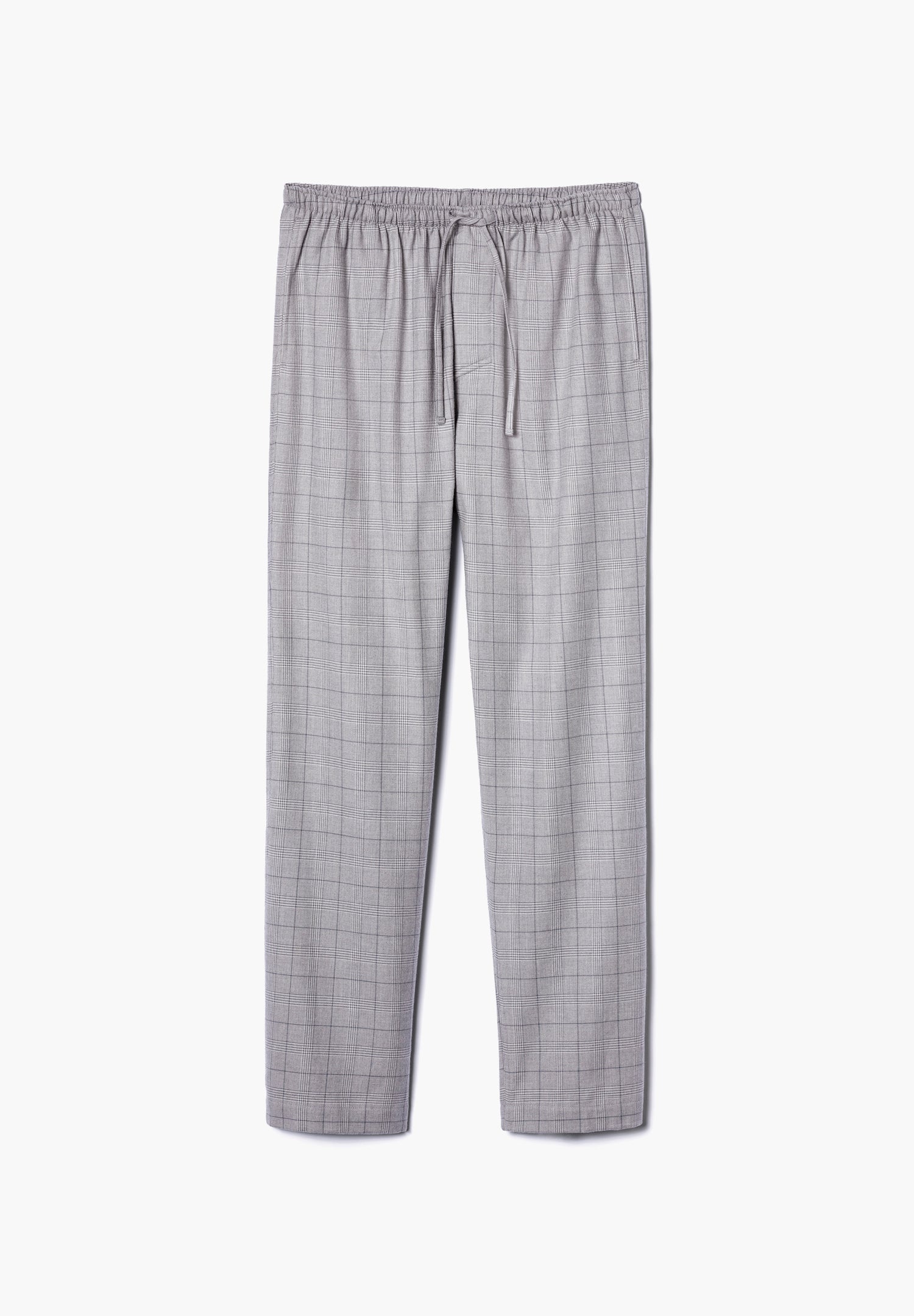 Cozy Flannel | Pants Long - dark grey check