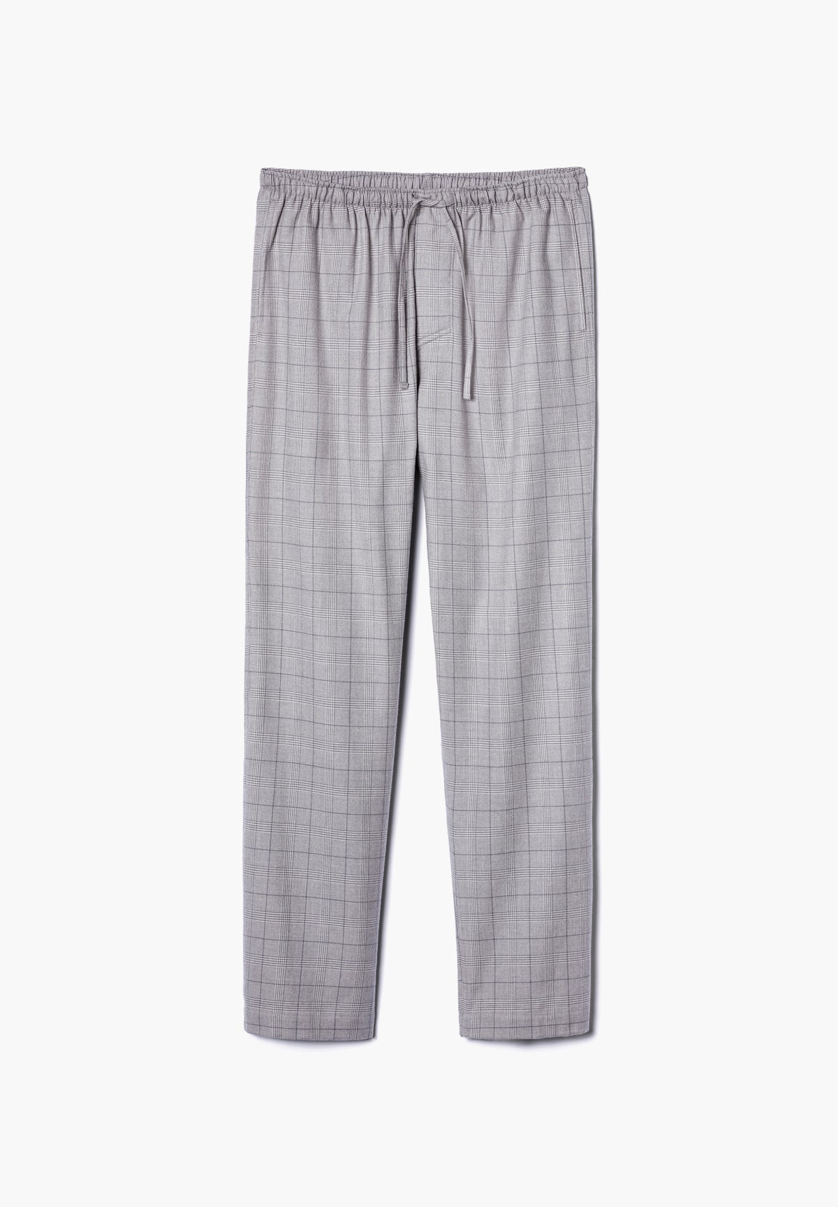 Cozy Flannel | Pantalon - dark grey check