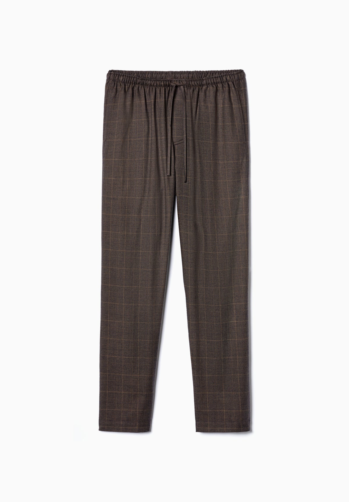 Cozy Flannel | Hose lang - olive check