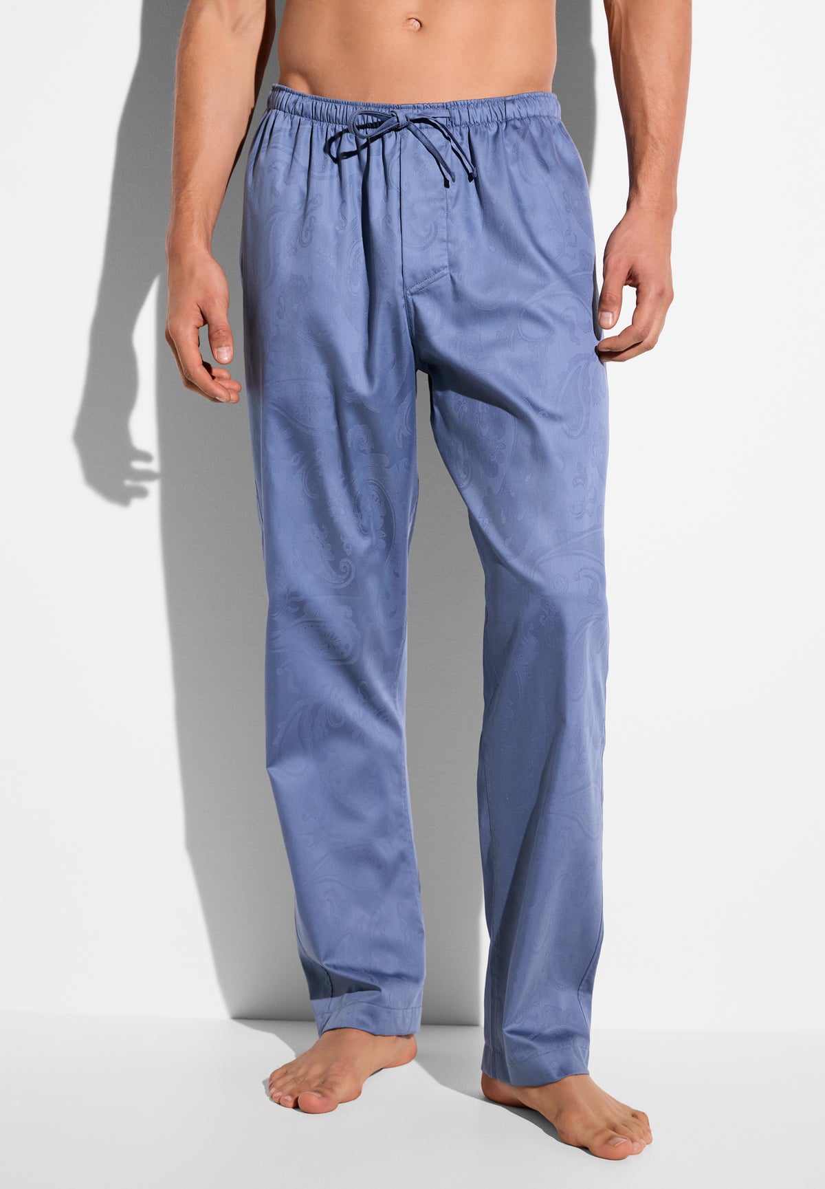 Luxury Jacquard | Pantalon - blue