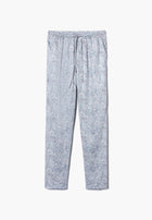 Cotton Sateen Print | Pants Long - filigree vines