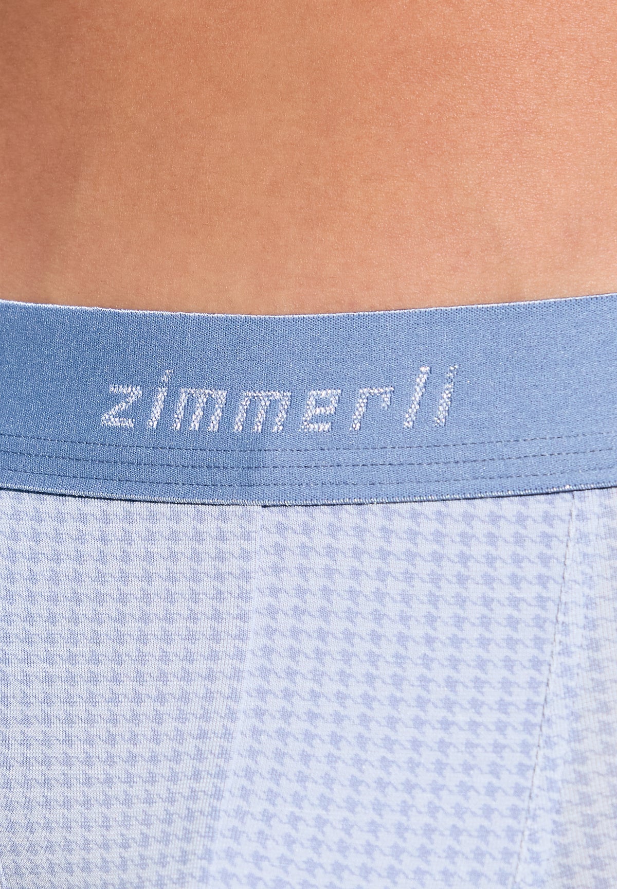 Pureness Print | Boxer Brief / Trunk - houndstooth blue
