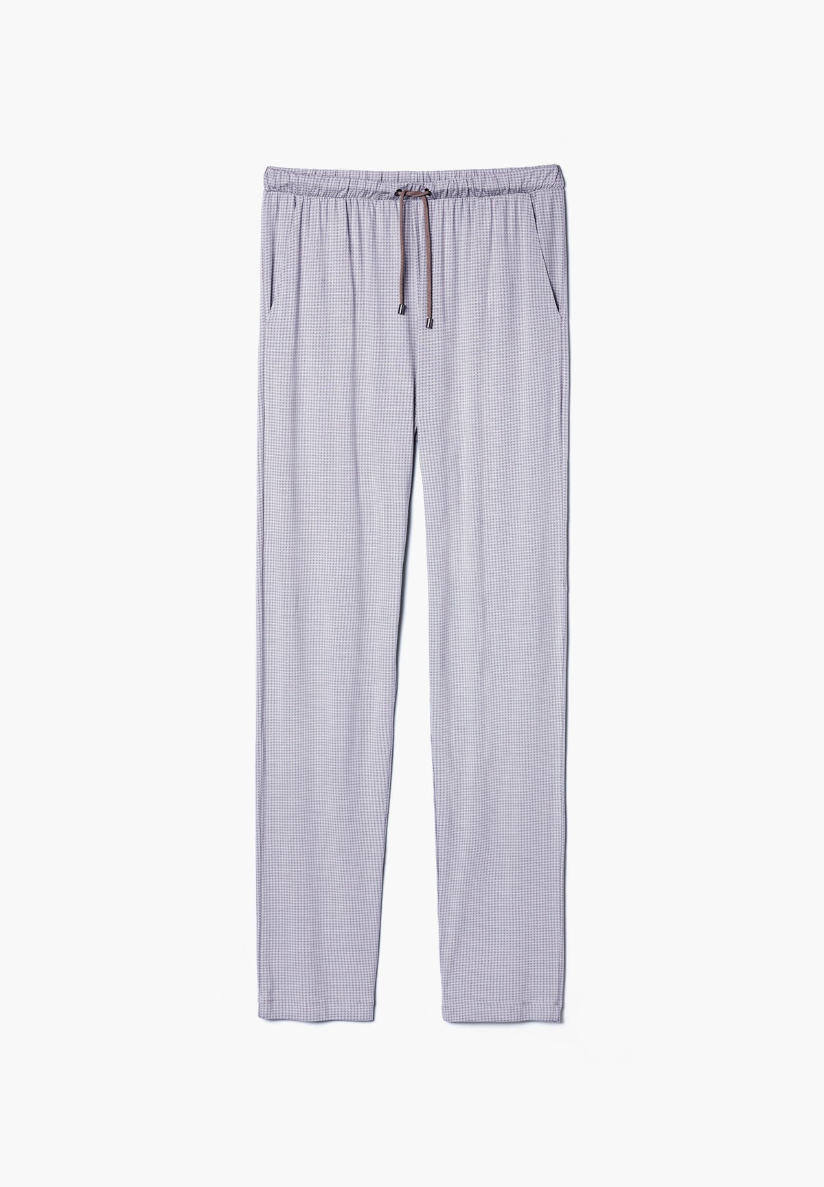 Pureness Print | Pants Long - houndstooth grey