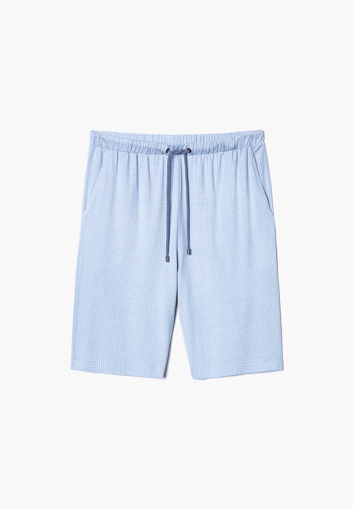 Pureness Print | Hose kurz - houndstooth blue