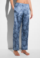 Luxury Silk | Pants Long - paisley blue