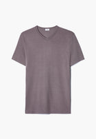 Pureness | T-Shirt kurzarm V-Ausschnitt - grey smoke