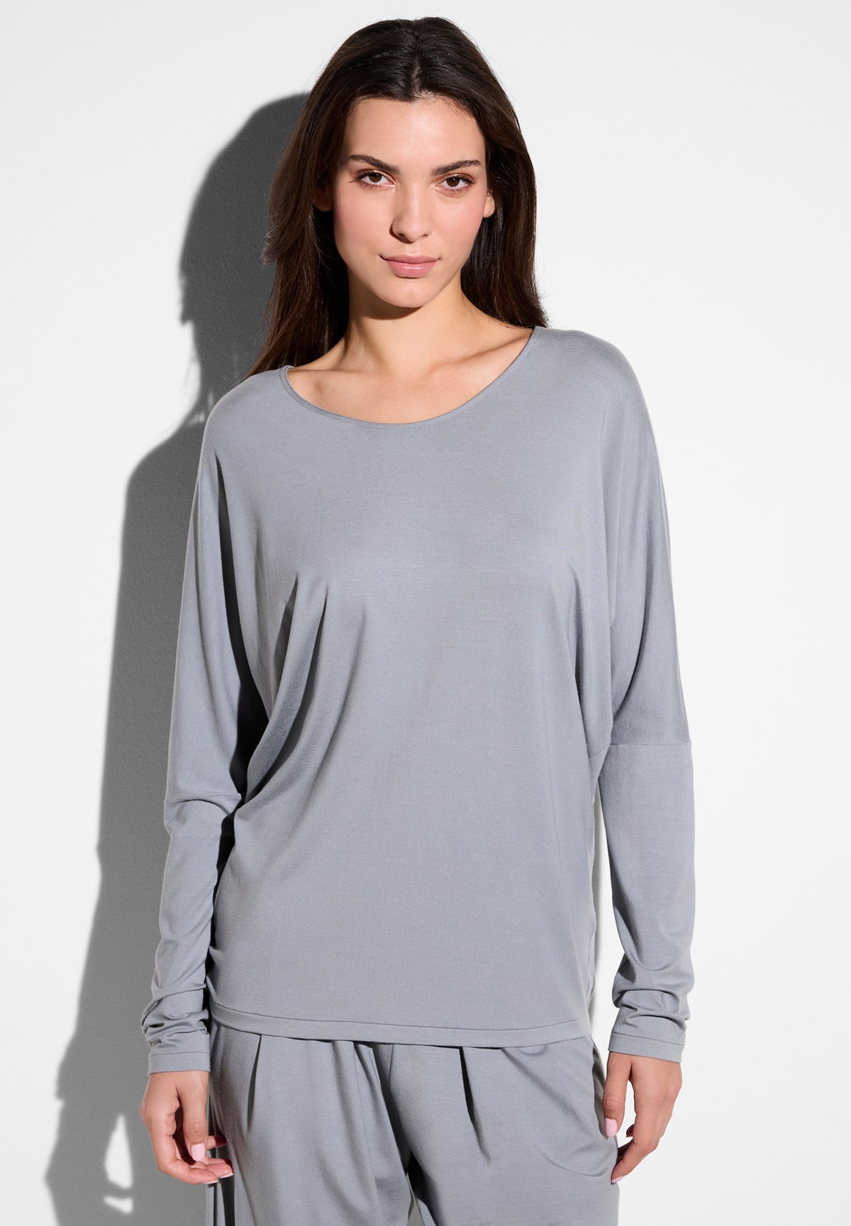 Pureness | T-Shirt langarm - steel blue