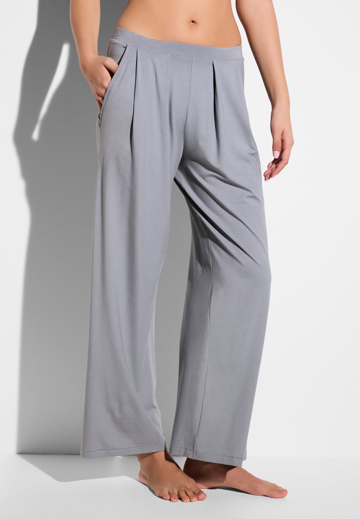Pureness | Hose lang - steel blue