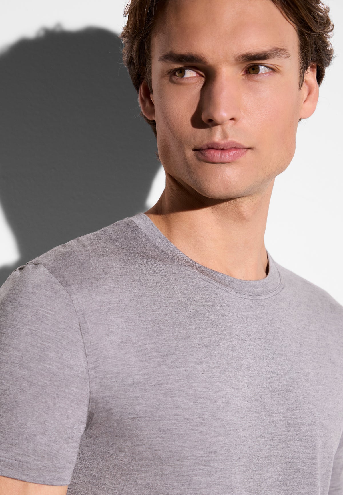 Cozy Comfort | T-Shirt Short Sleeve  - grey mélange