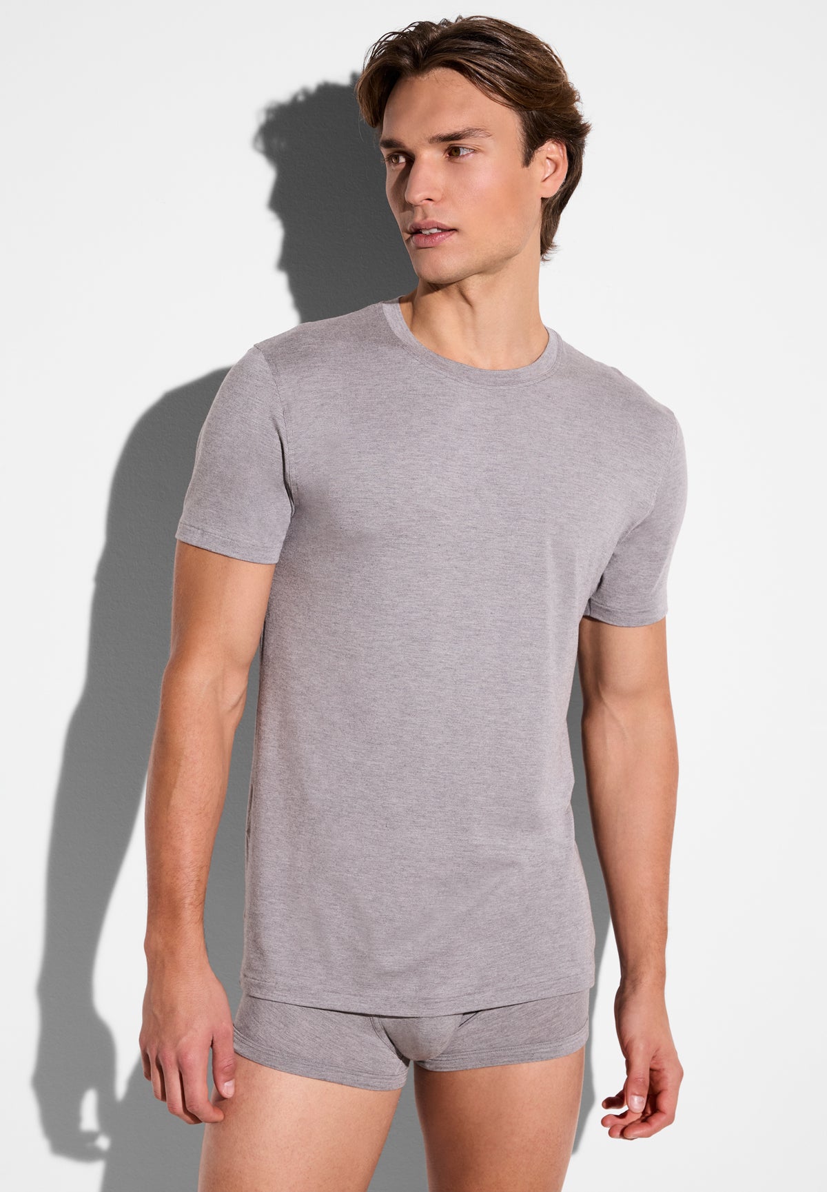 Cozy Comfort | T-Shirt Short Sleeve  - grey mélange