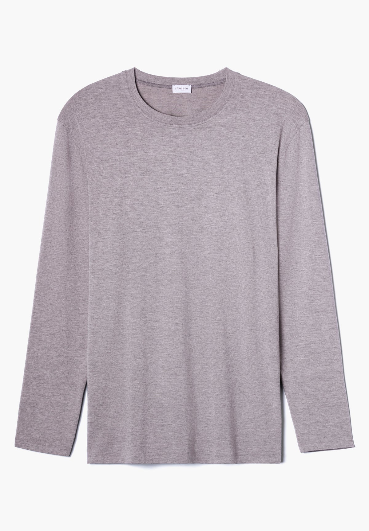 Cozy Comfort | T-Shirt Long Sleeve - grey mélange
