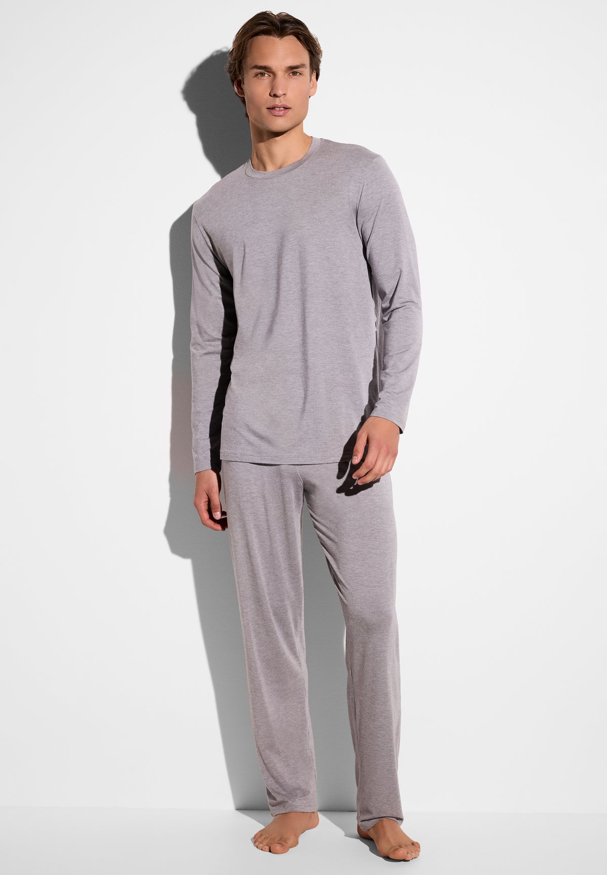 Cozy Comfort | Pyjama Long - grey mélange