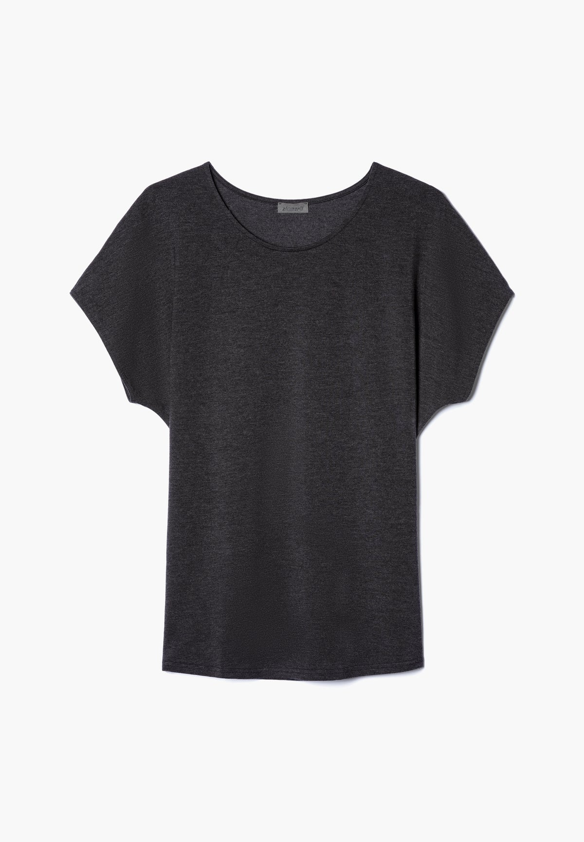 Soft Lounge | T-Shirt kurzarm - dark grey mélange