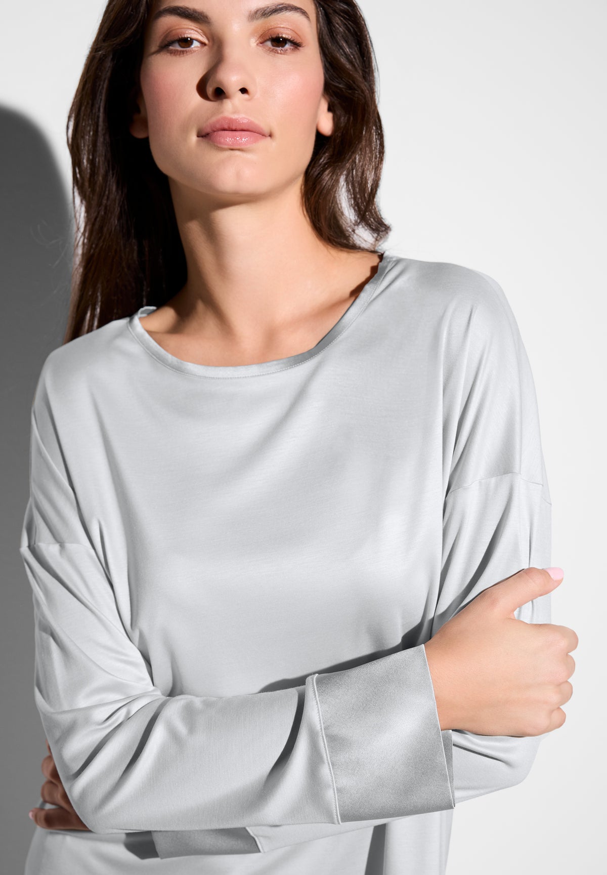 Silk Dreams | Pyjama lang - grey marble