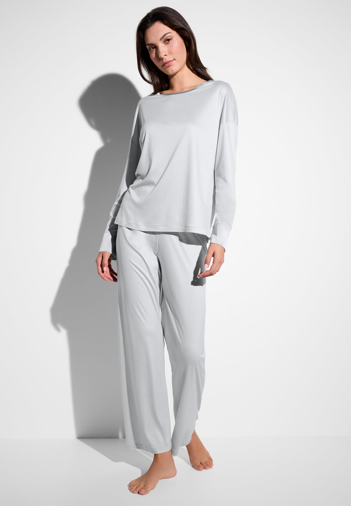 Silk Dreams | Pyjama lang - grey marble