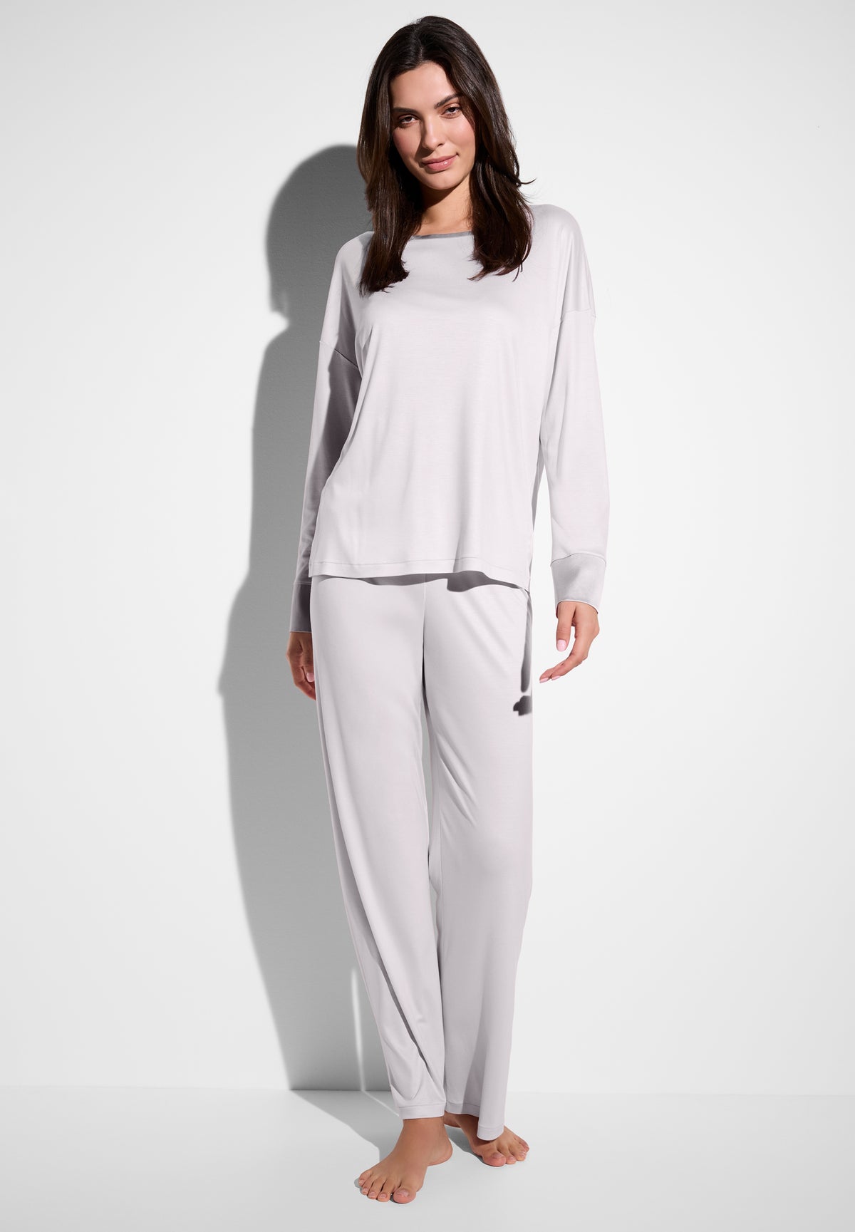 Silk Dreams | Pyjama lang - lilac marble