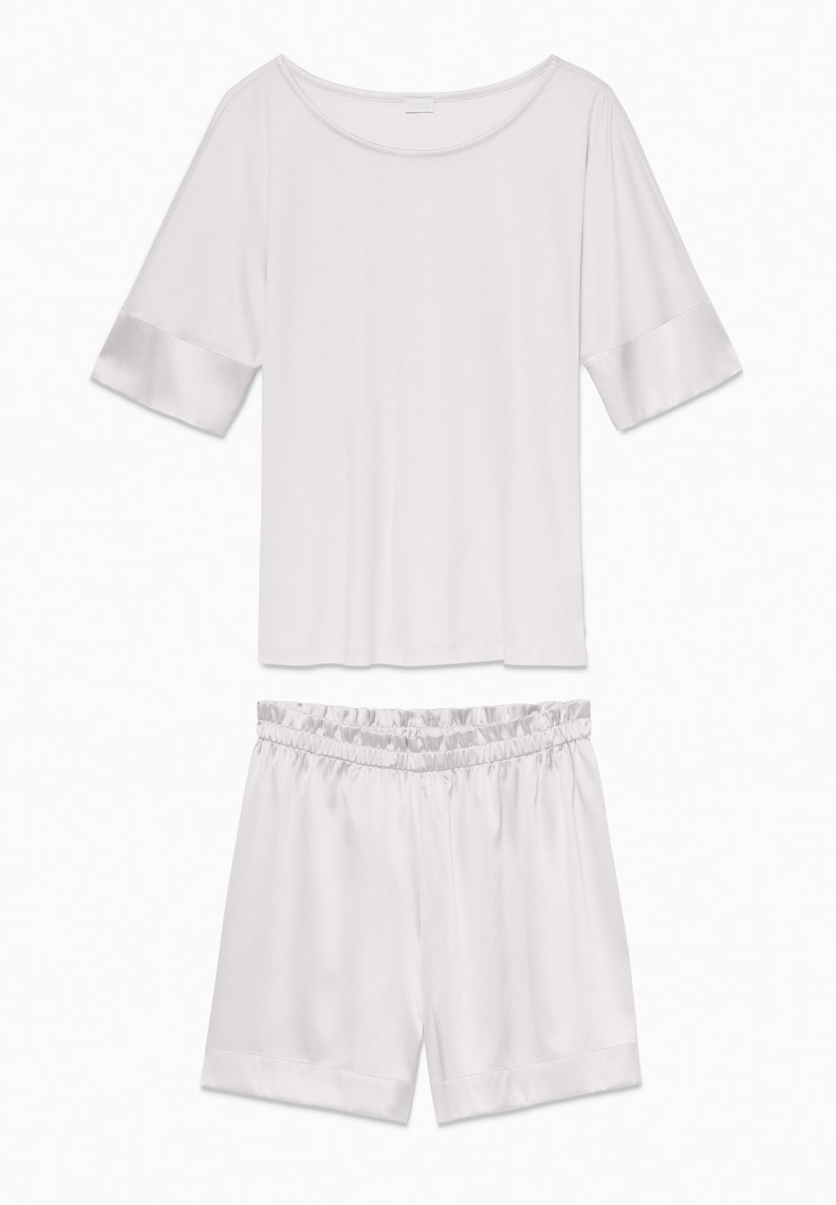 Silk Dreams | Pyjama kurz - lilac marble