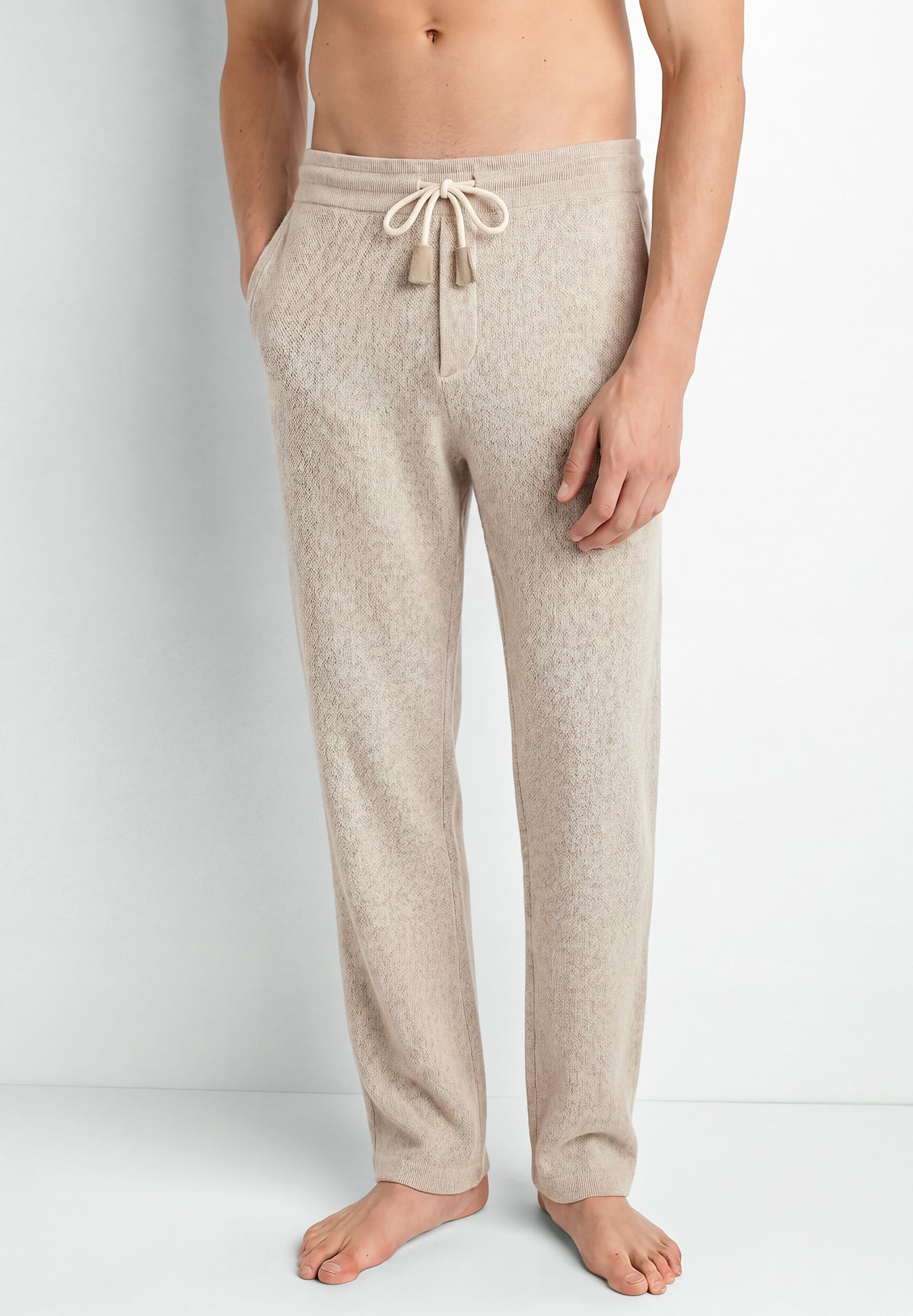 Luxury Cashmere | Pantalon long - oat