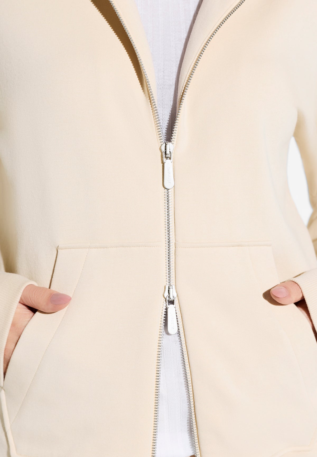Winter Lounge | Hoodie Jacke - beige