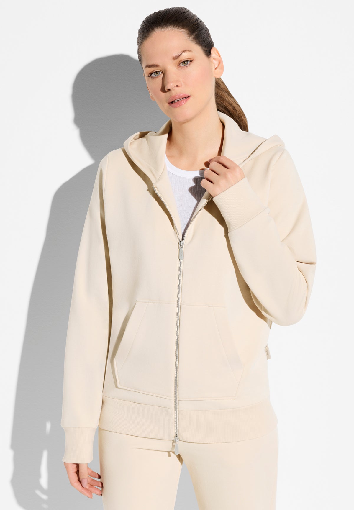Winter Lounge | Hoodie Jacke - beige