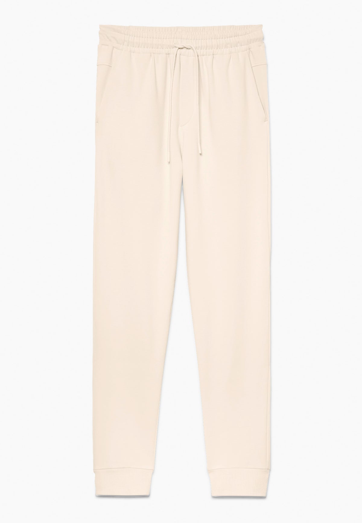Winter Lounge | Hose lang mit Bündchen - beige