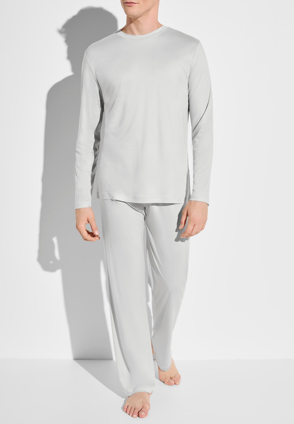 Sustainable Luxury | Pyjama Long - bright grey