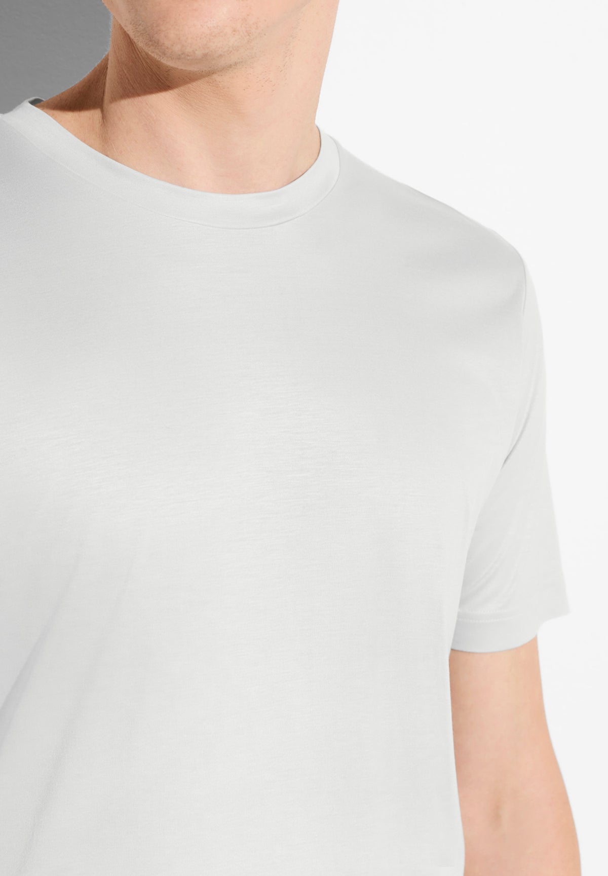 Sustainable Luxury | Pyjama kurz - bright grey
