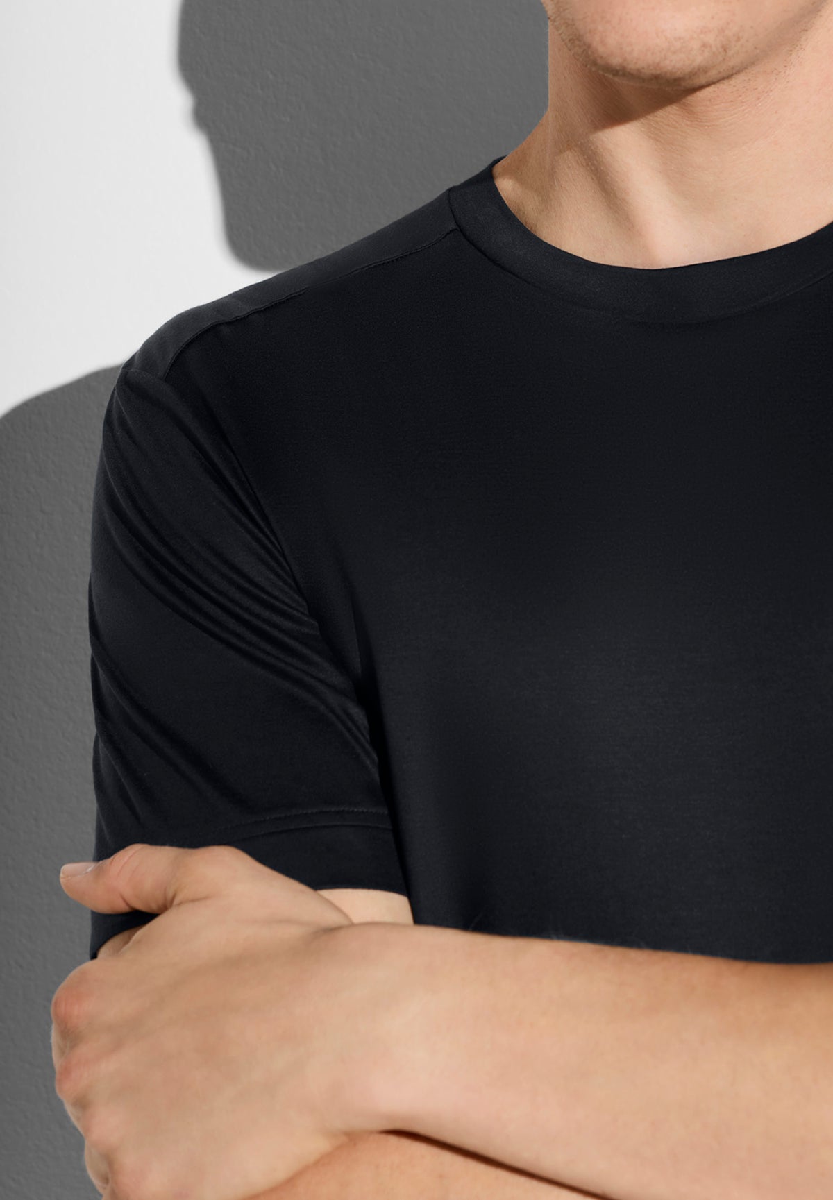 Sustainable Luxury | T-Shirt kurzarm - midnight