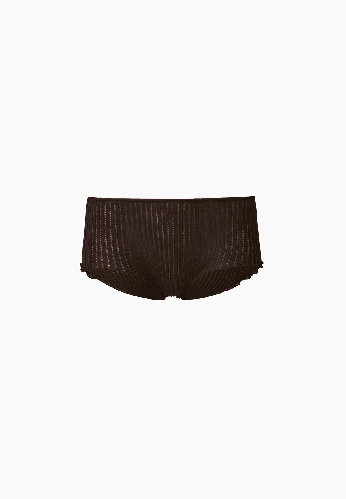 Maude Privé | Panty / Boyshorts in Ajouré Rib - espresso