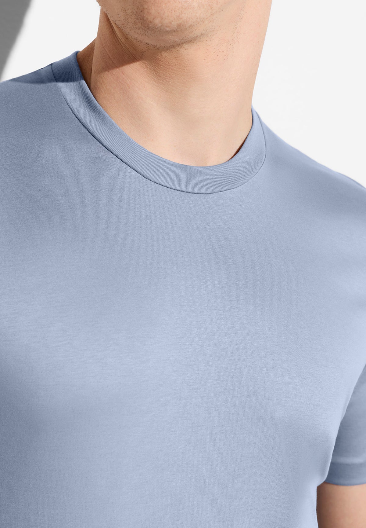 Sea Island | T-Shirt kurzarm, Rundhals, Regular Fit - mountain blue