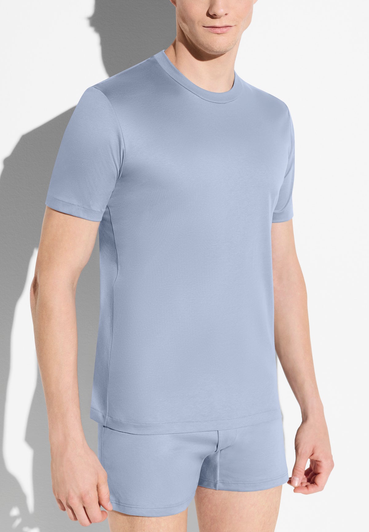 Sea Island | T-Shirt kurzarm, Rundhals, Regular Fit - mountain blue
