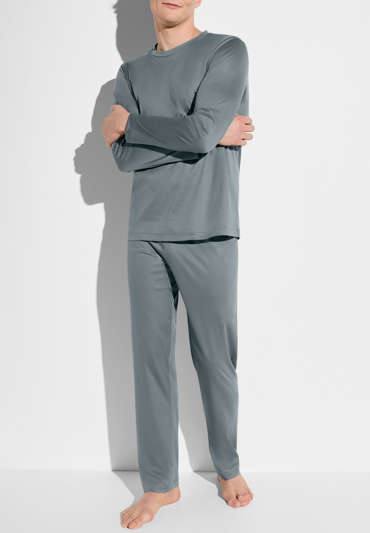 Sea Island | Pyjama Long - light slate