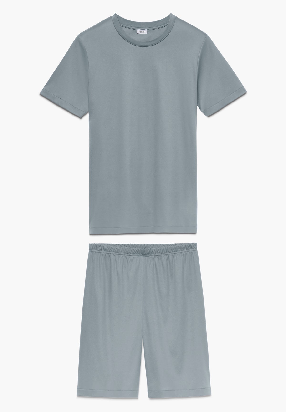 Sea Island | Pyjama kurz - light slate