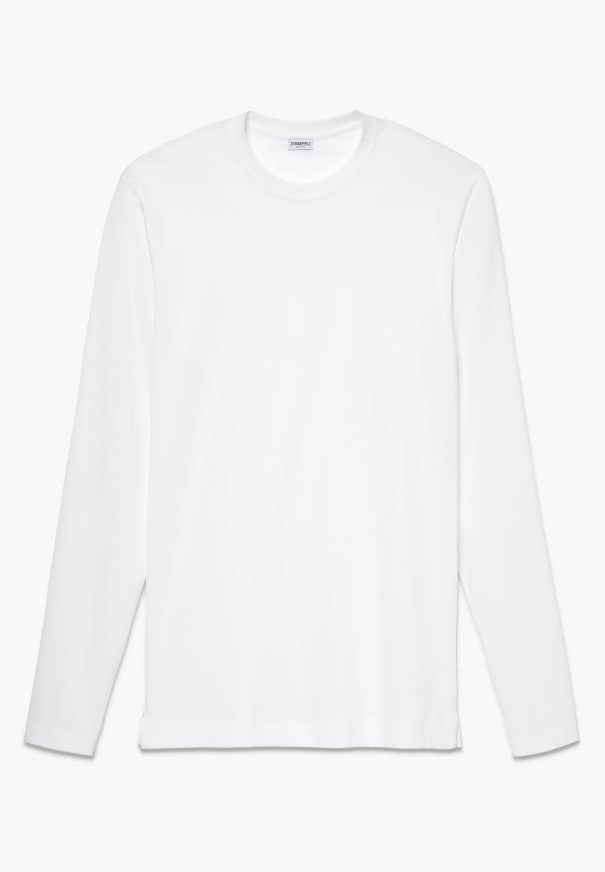Sea Island | T-shirt long sleeve, Swissmade Ready-to-Wear for men - white