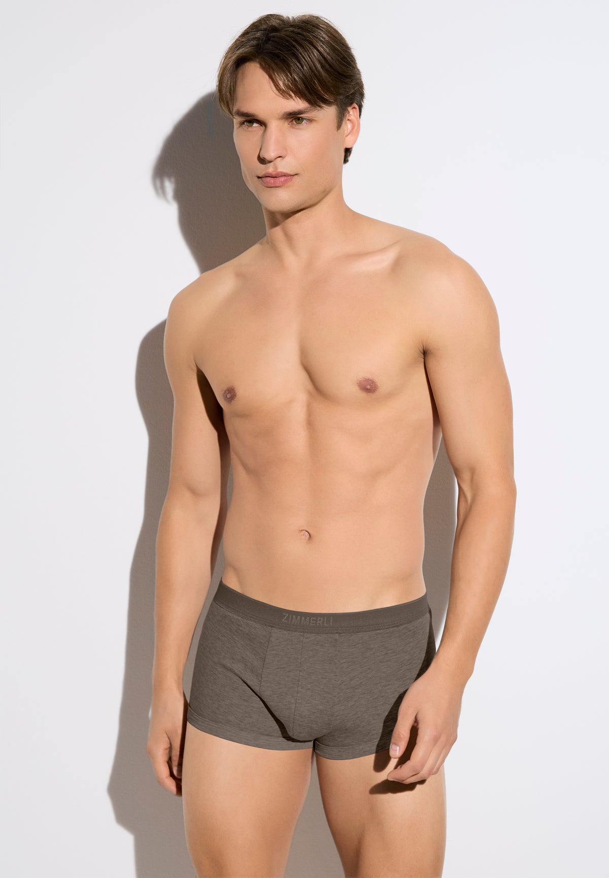 Sea Island Limited | Boxer Brief / Trunk - brown mélange