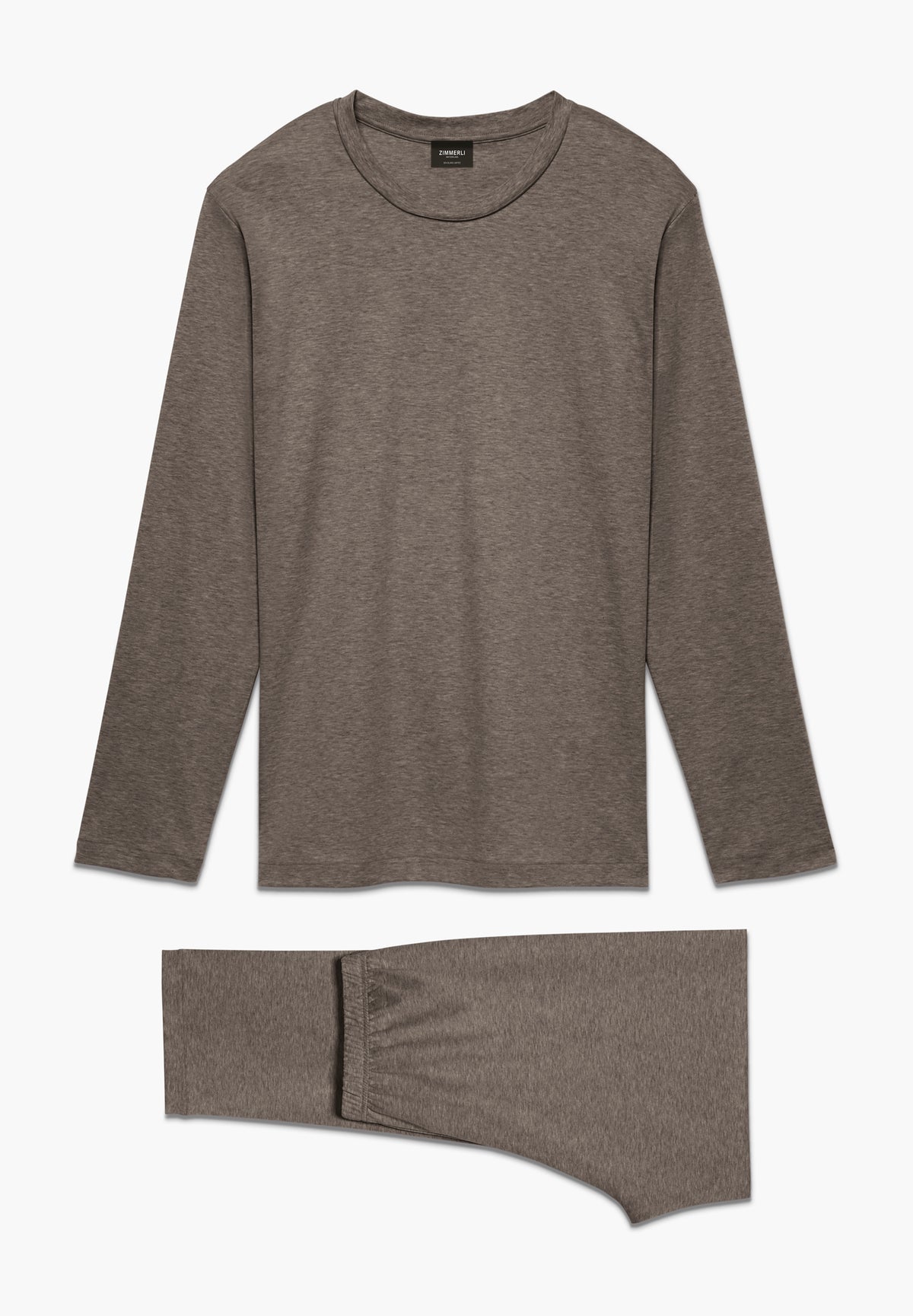 Sea Island Limited | Pyjama lang - brown mélange