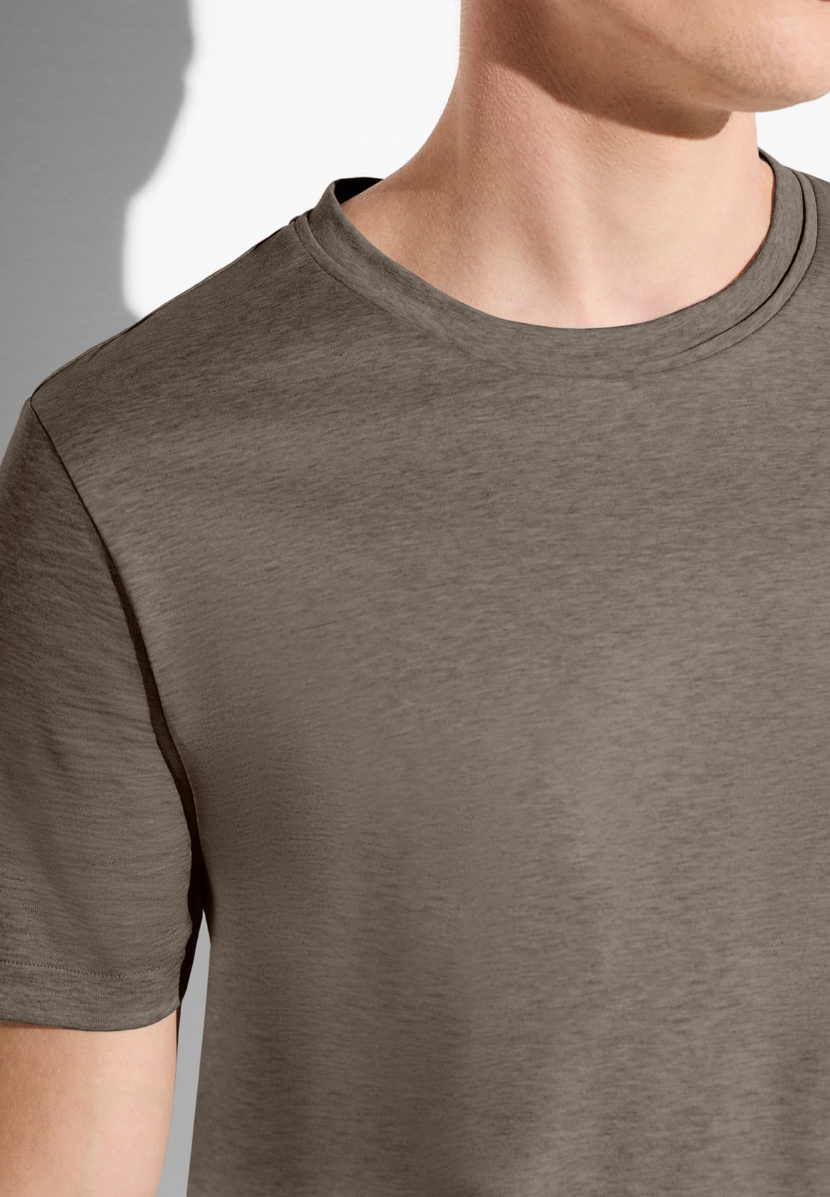 Sea Island Limited | T-Shirt kurzarm, Relaxed Fit - brown mélange
