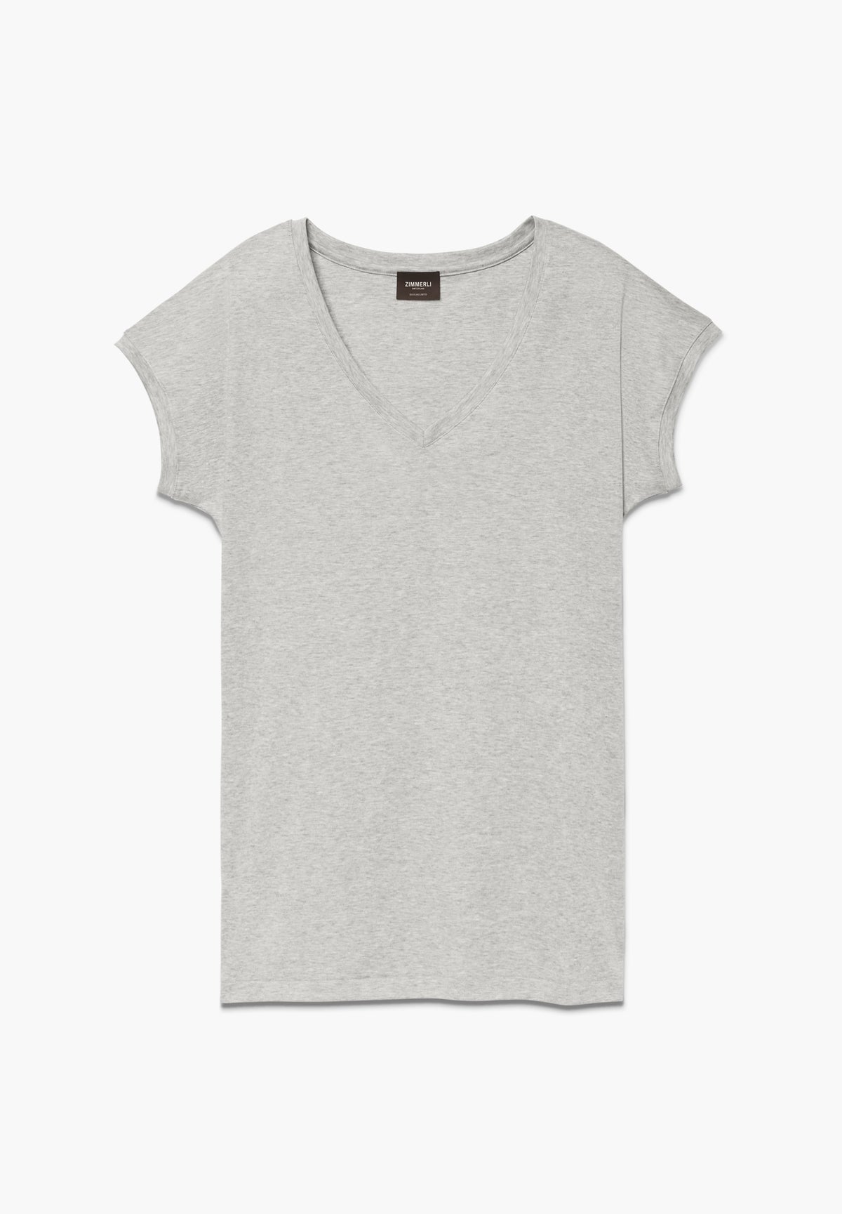 Sea Island Limited | T-Shirt kurzarm V-Ausschnitt - grey mélange