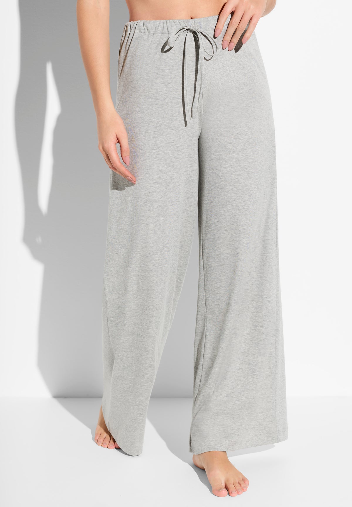 Sea Island Limited | Hose lang - grey mélange