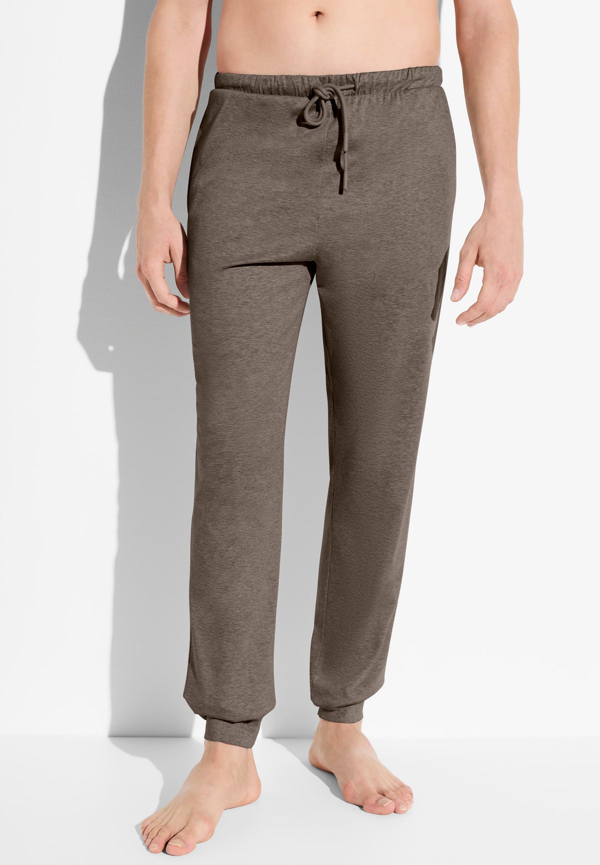 Sea Island Limited | Hose lang - brown mélange
