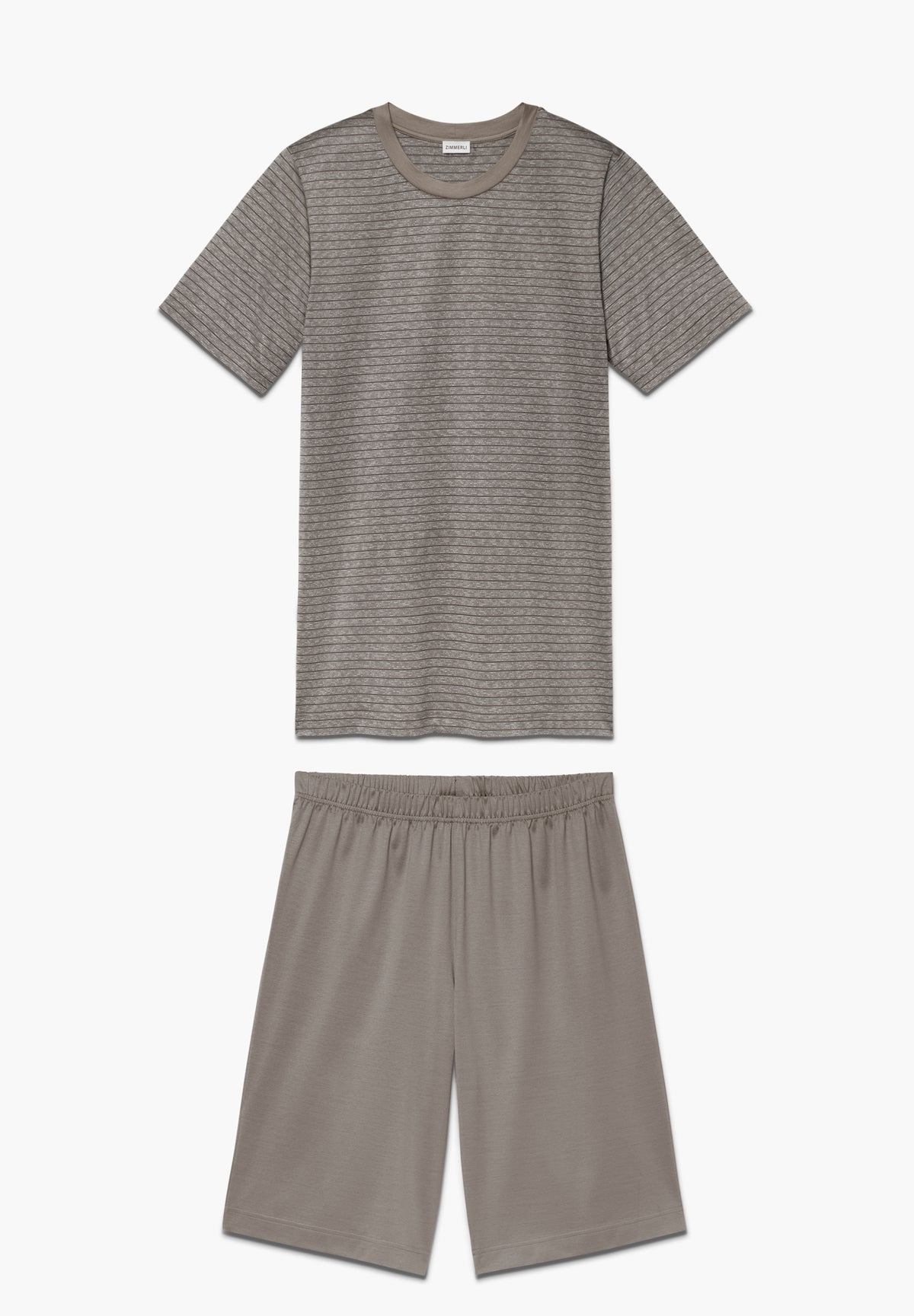 Filodiscozia Stripes | Pyjama kurz - walnut stripes