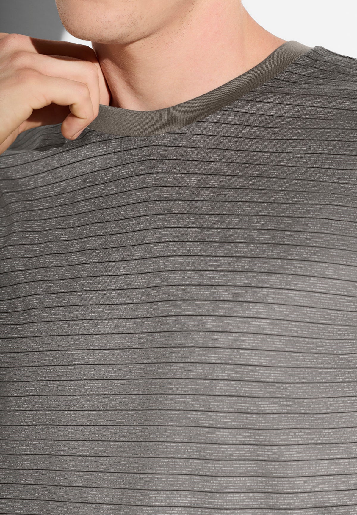 Filodiscozia Stripes | Pyjama kurz - walnut stripes