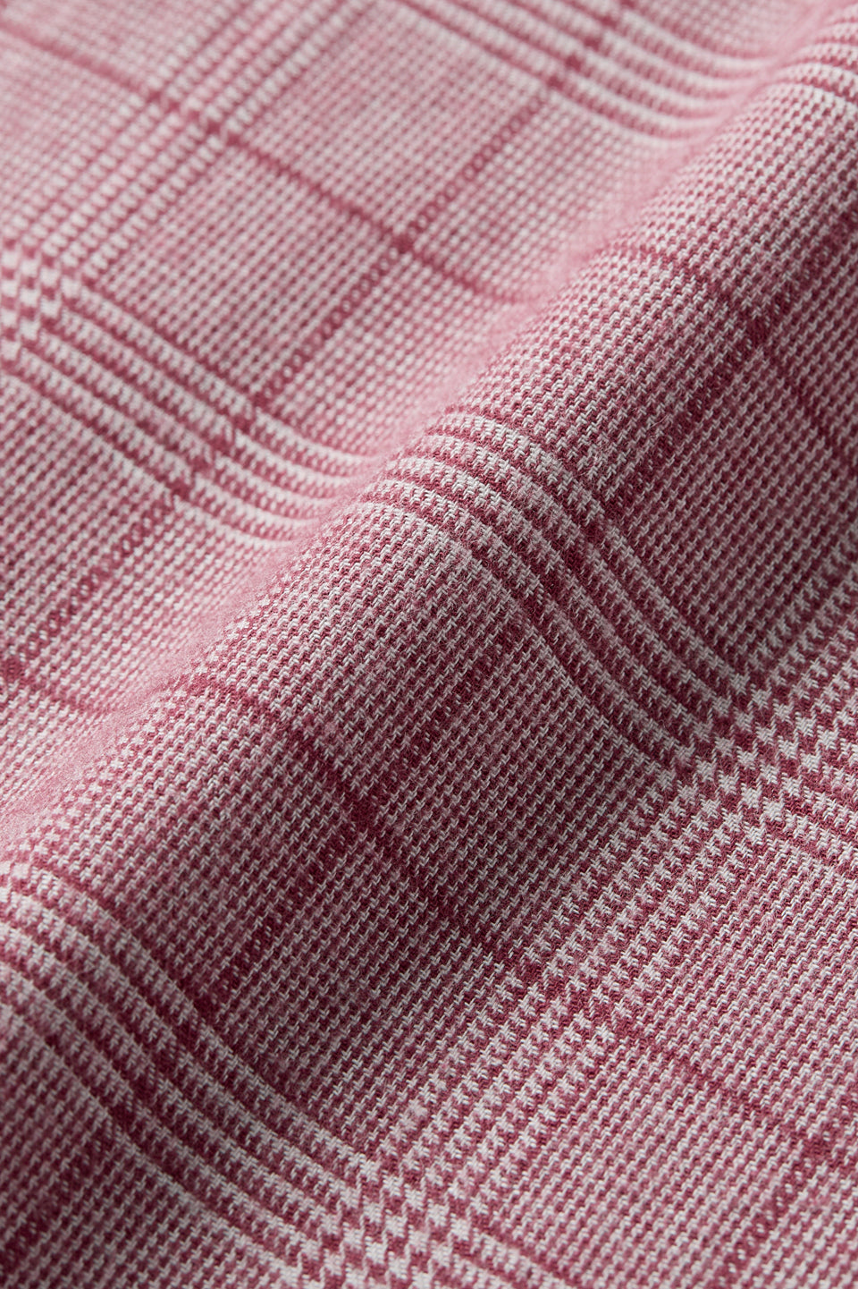 Flannel Merino Blend | Robe Long - burgundy check
